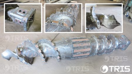 Tarières de compression ou refoulement FOREUSE BOURRANTE DÉGORGEOIR SAA (technologie FDP) Pieux vissés moulés