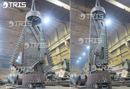 Outils élargisseurs  ÉLARGISSEUR DE BASE DE PIEUX.  Pieu foré tubé à base élargie